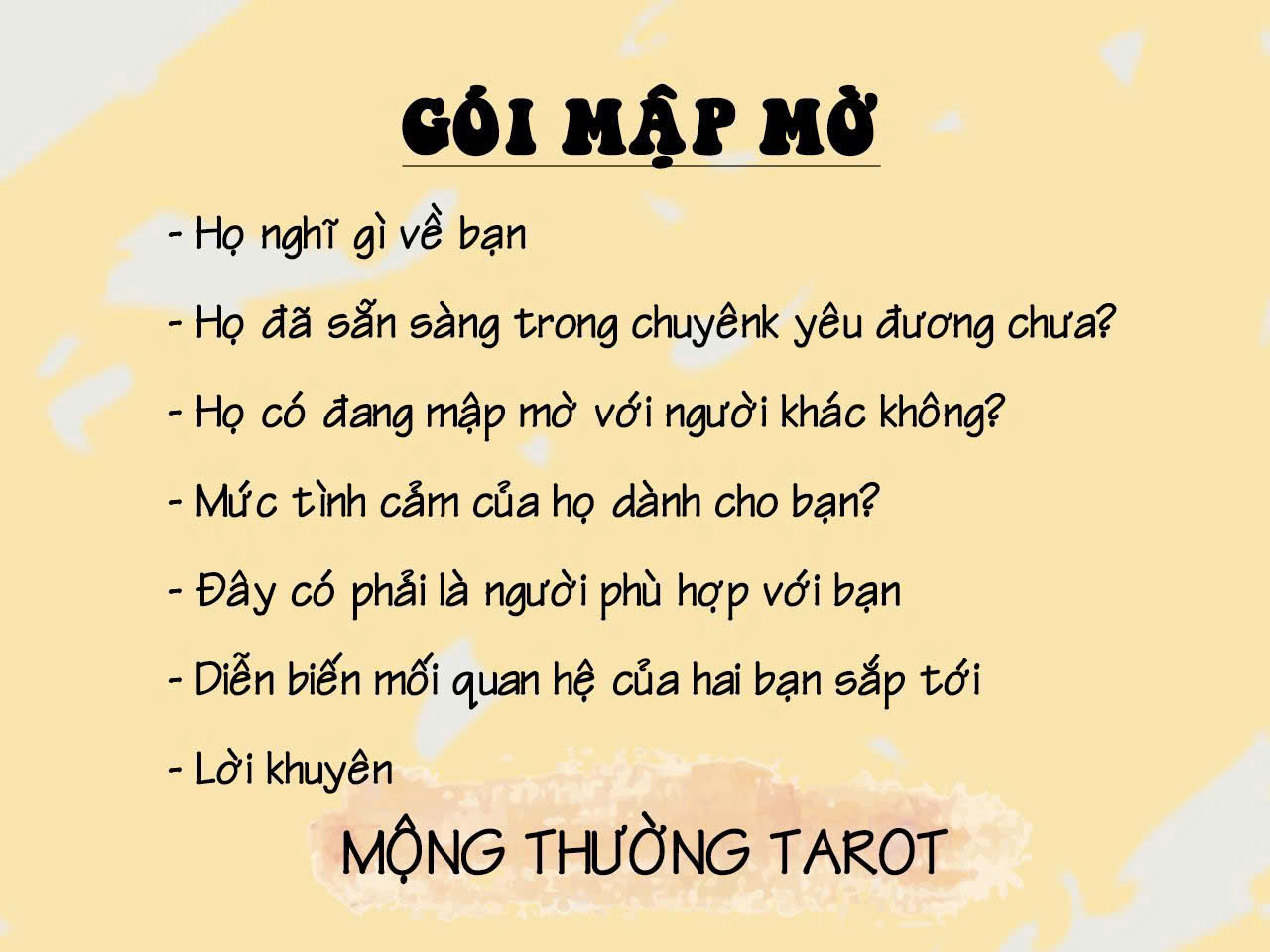 Mối quan hệ mập mờ